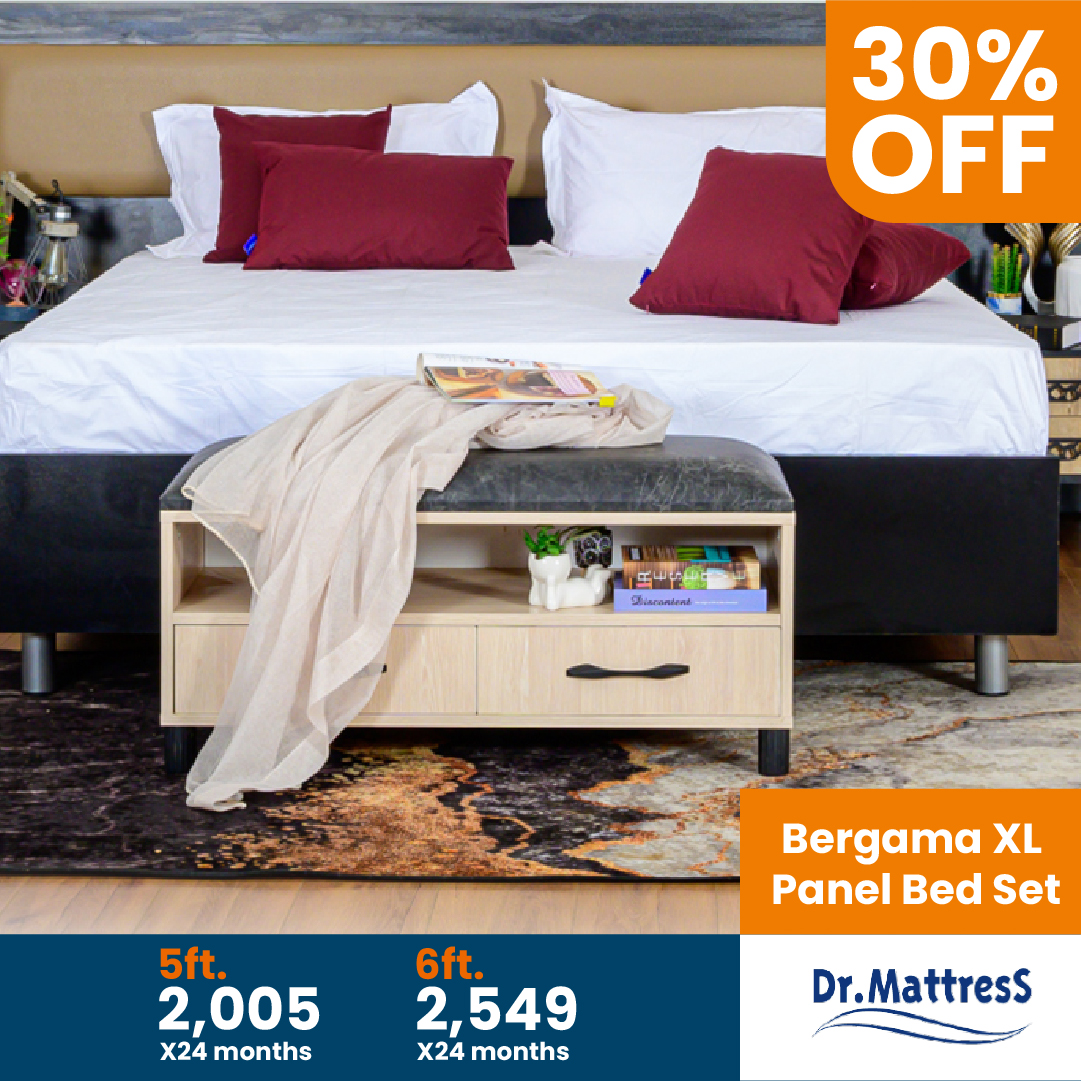 Bergama XL Panel Bed Set