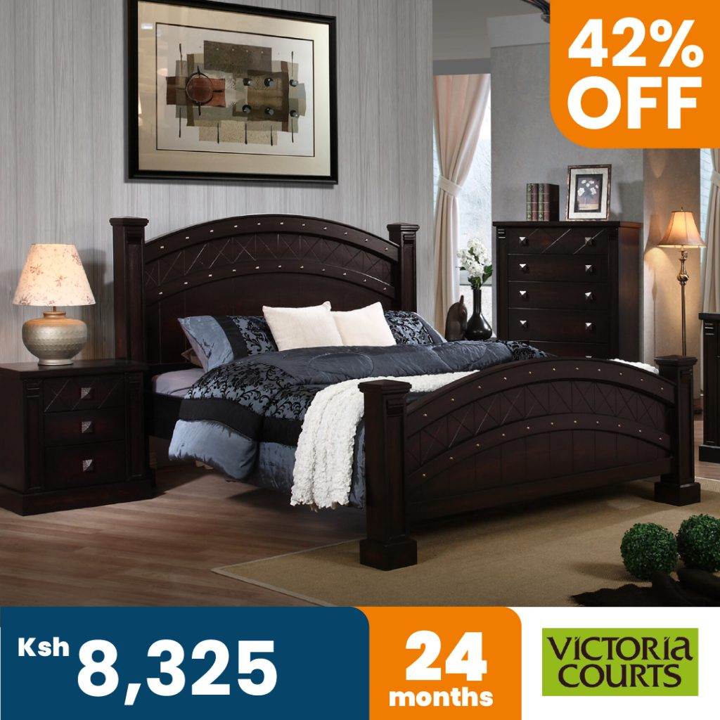 Flora Queen Bed + 2 Bed Sides Aspira