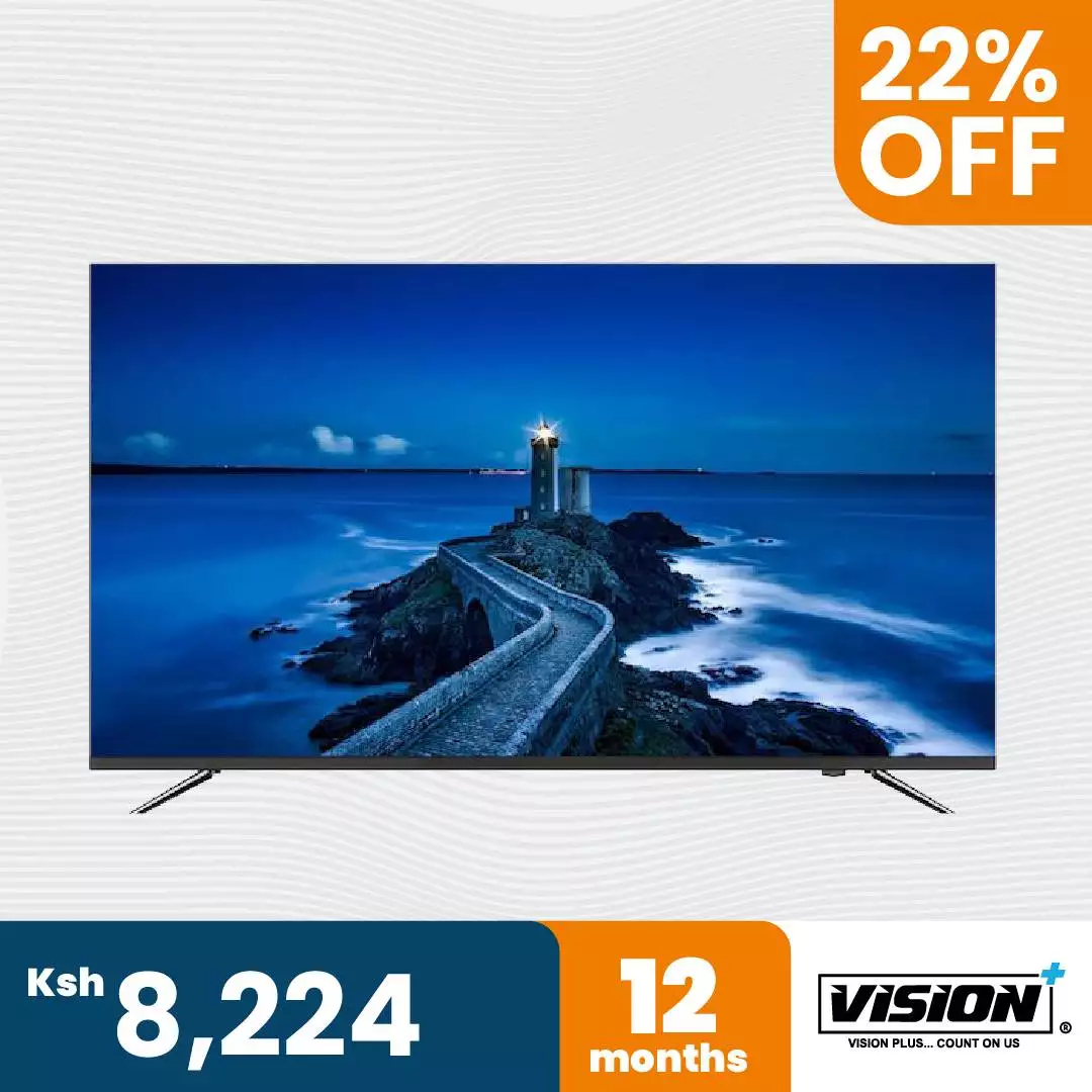 Vision Plus 65' 4K Frameless V+ OS Smart TV